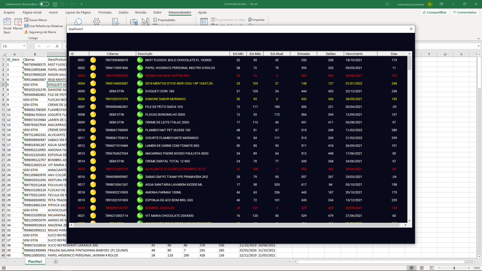 ListView and ImageList Control VBA