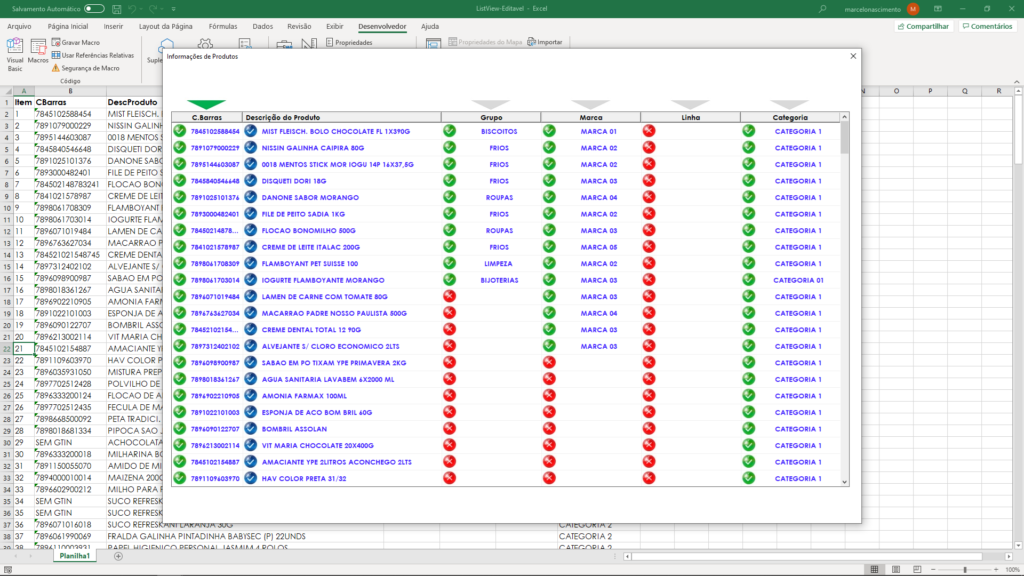 Editable Listview Vba Criando Uma Listview Editável Excel Vba 7145