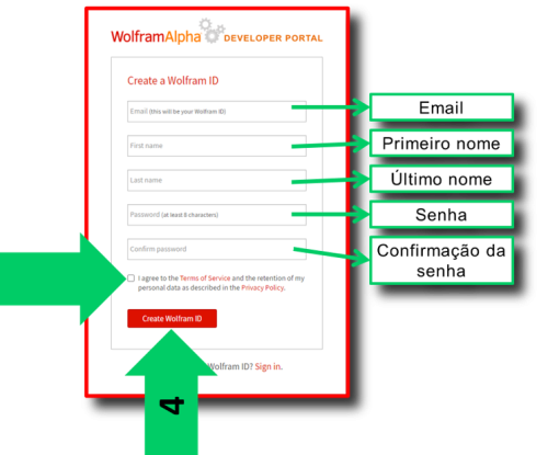 Preenechimento Form Wlfram Alpha